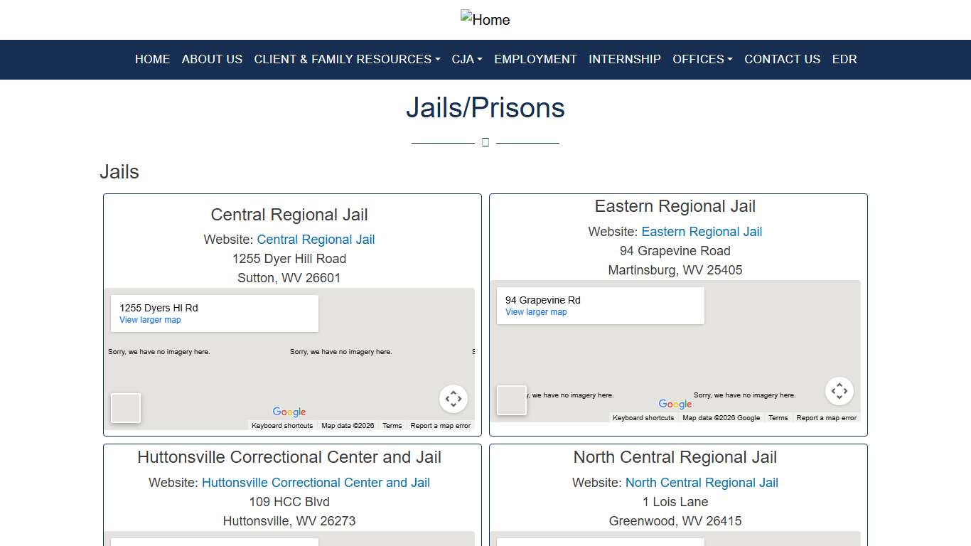 Jails/Prisons | Office of the Public Defender